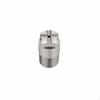 Stainless Metal Rectangle Nozzle Wide Angle Solid Cone RustResistant Flat Fan Spray Tip for