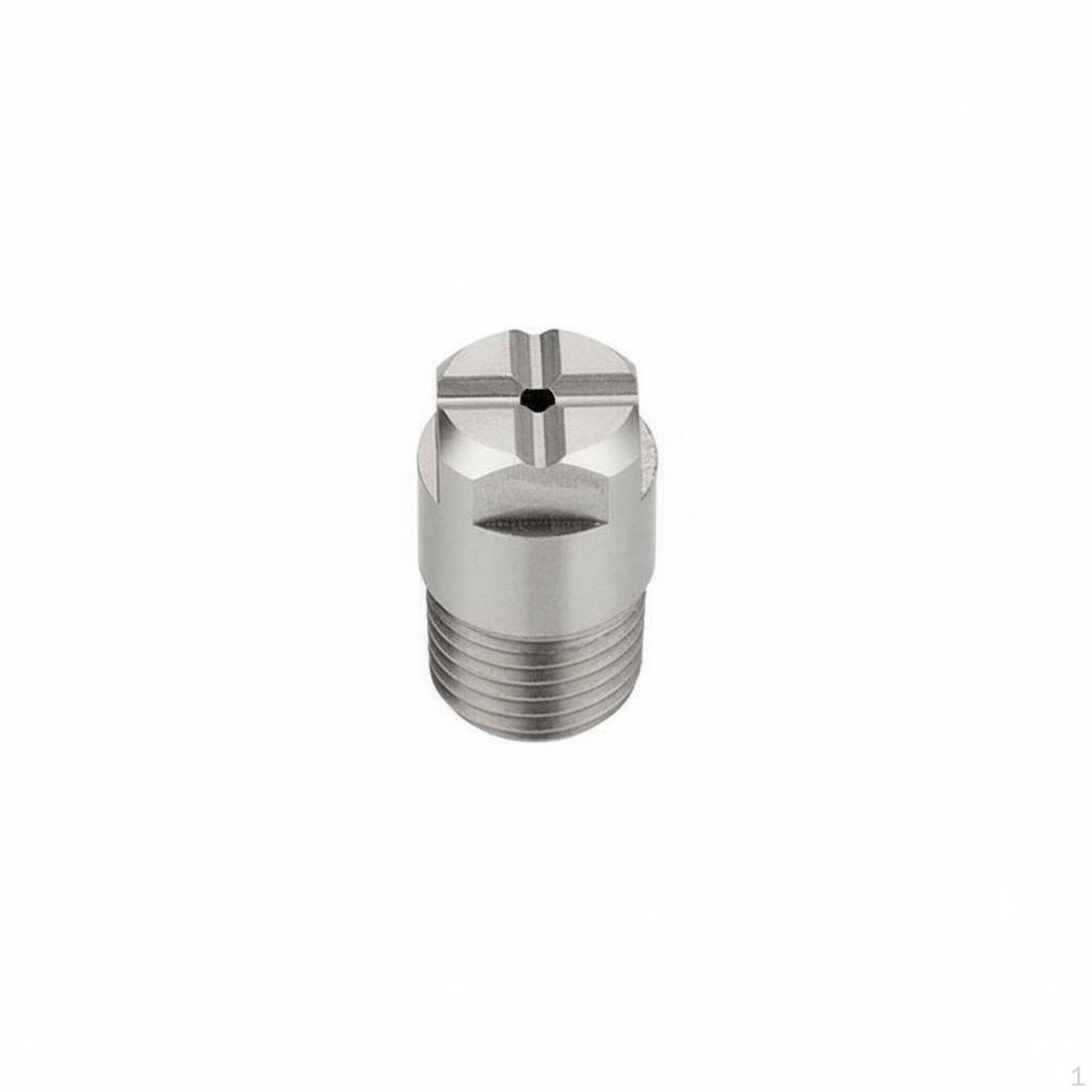 Stainless Metal Rectangle Nozzle Wide Angle Solid Cone RustResistant Flat Fan Spray Tip for