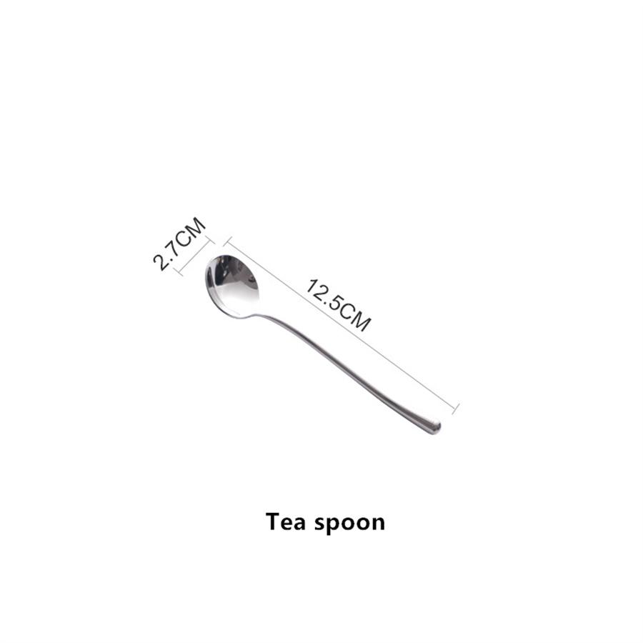 304 Stainless Steel Mirror Tableware, Western-style Knife, Fork and Spoon Set, Inposing Artifacts Household, Simple Design