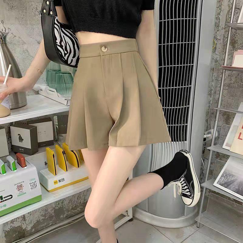 Women's Summer 2026 High-Waisted Loose Pleated Wide-Leg Petite Slimming Casual Pants