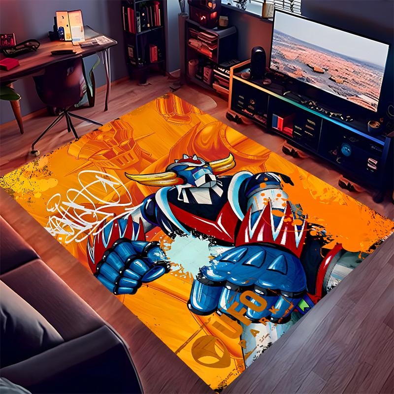 UFO Robo Grendizer2 Printed Absorbent Washable Carpet, Non-Slip Bathroom Mats, Kitchen Rugs, Yoga Mat,Living Room Entrance, Camping Picnic Rugs