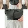 Vintage Black Women's Belt Effortless Fashionable Simple Pu Material For Stylish Outfits