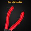 7in Clic-R Type Hose Clamp Plier, CV Boot Clamp Snap Pliers, Heavy-Duty Metal for Car Water Air Conditioner Pipe Repair