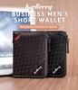 Baellerry Men's Short Zipper Wallet - Anti-Theft, Anti-Demagnetization, Credit Card & Money Clip