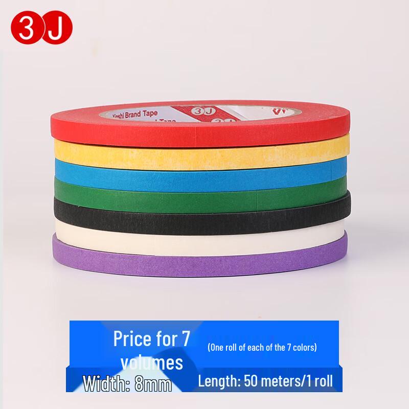 Colored Washi Masking Tape Set for Art & Craft
