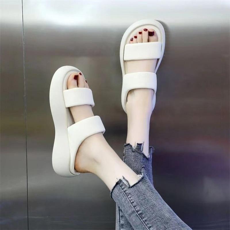 New Style Thick-soled Loafers with Open Toe, Soft-bottomed Beach Shoes, Casual Sandals Devotion