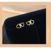 Banyan Tree S925 Silver Sweet Double Heart Earrings for Women