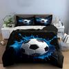 Dynamic Flying Football 3Pcs Bedding Set, Multiple Sizes Kid'S And Adults' Bedroom Exquisite 3Pc Bedding Set, Gift