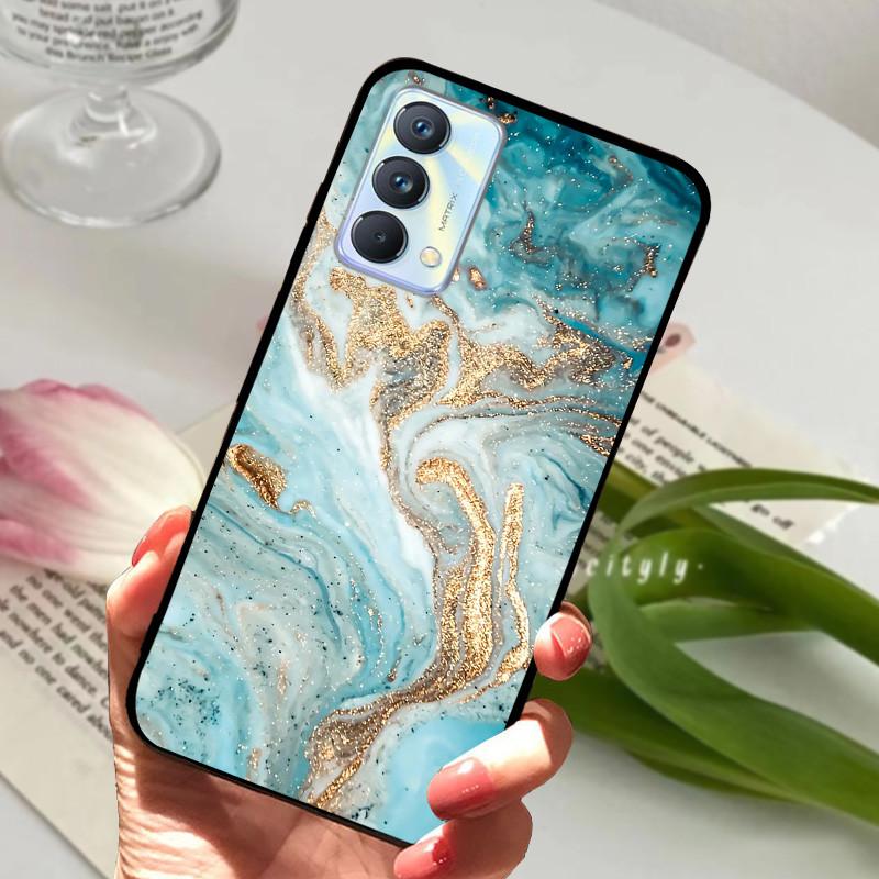 For cover Realme GT Master Case Edition Animal Cartoon Soft Silicone Funda for Realme GT Master Explorer Phone Cover Black Coque