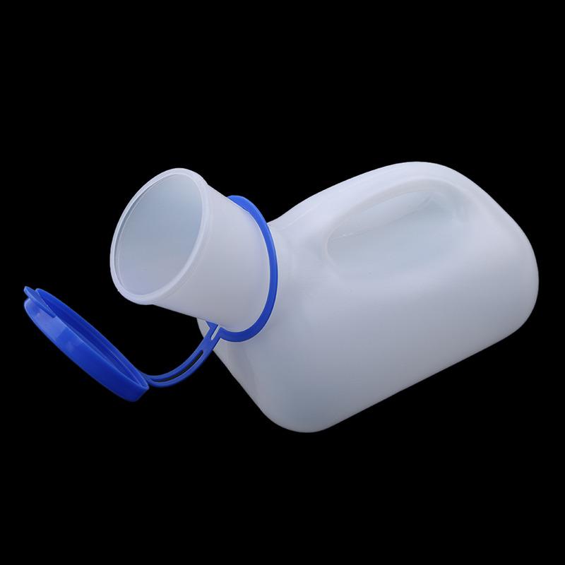 1000ML Tragbare Plastik Mobile Urinal Toilette Hilfsflasche Outdoor Camping Auto Urinflasche Für Frauen Männer Reise-Set