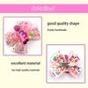 Sprinkle Confetti Hair Bow Clip - First Birthday Pink Party Decoration For Baby Girls, Ice Cream Theme 1St Birthday