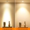 LED Zoomable Recessed Ceiling Spotlight with Gooseneck for Living Room