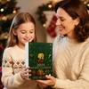 Christmas Advent Calendar 2025 24-Day Countdown Box for Kids Multifunctional Holiday Decoration for Parties
