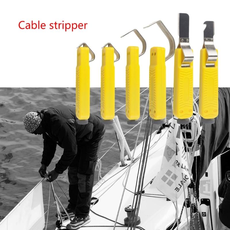 PVC Cable Stripper Round Cable Stripper ABS Constructions for Precise Insulation Removal With Adjustable Cutting Depth