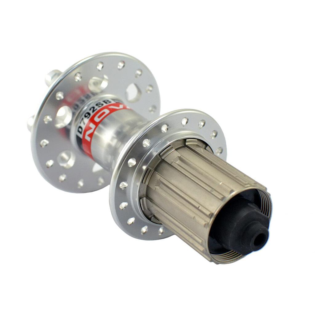 NOVATEC D791SB D792SB MTB 32 Hole Disc Hubs NA2356 + w/Skewers,1 Pair, Silver,