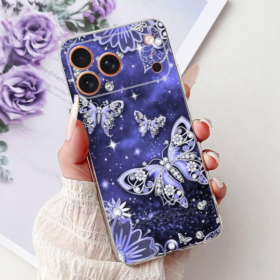 Für iPhone 17 Pro Max Hülle Coole Drachen Löwen Katze Cartoon Weiches Silikon Handy Rückseite auf iPhone 17 Pro iPhone17 17Pro Schutz