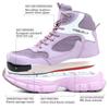 Women'S Work Safety Boots Steel Toe Shoes Anti-Smash Anti Puncture Work Sneakers Protection Shoes Work Boots Security Shoes