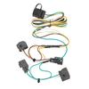 4 Pin Trailer Wiring Harness 55363 Vehicle Side 4 Way Towing Hitch Wiring Replacement for Wrangler TJ 1998 2006