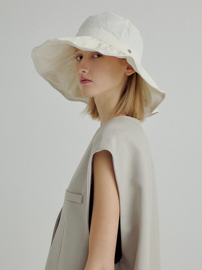 Meleuhen Sandy Wide Bucket Hat_3Color