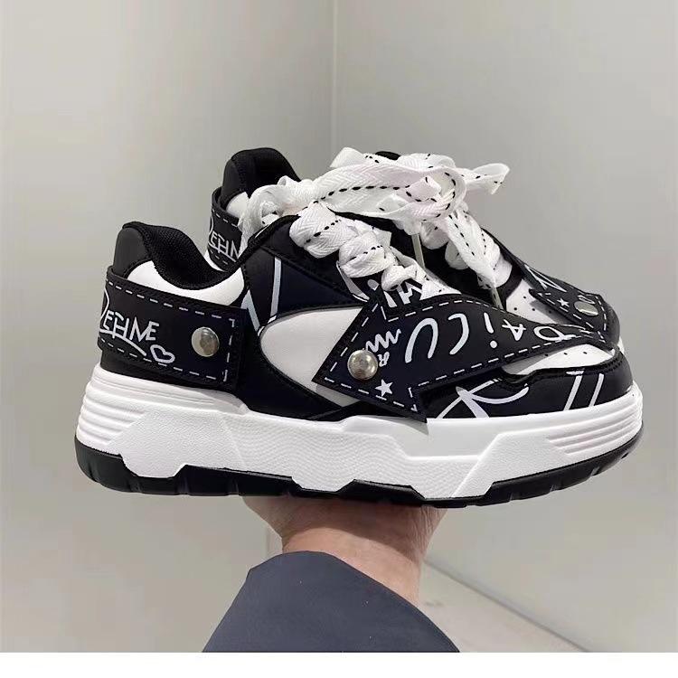 New original fashion board shoes fashionable breathable color matching versatile double straps men and women the same casual skateboard shoes