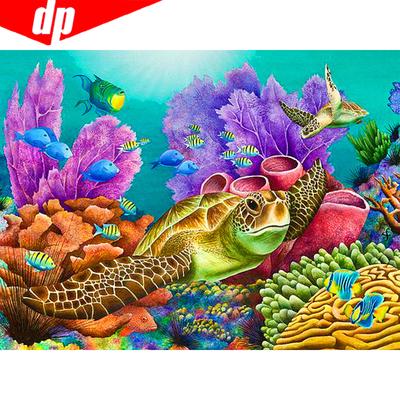 Diamant-Gemälde voller runder Ankunftstiere, Diamant-Stickerei, Verkauf, Schildkrötenbilder