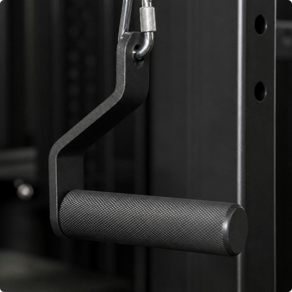 Cable Machine Handle with Hook Compact Exercise Handles Reinforced for Athletes