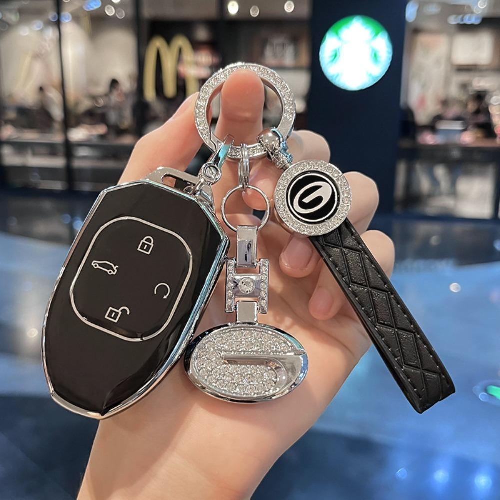 Aluminum Alloy Full Protection Key Cover for GAC Trumpchi M8 Master Shadow Panther E9 Shadow Cool GS3 Shadow Speed