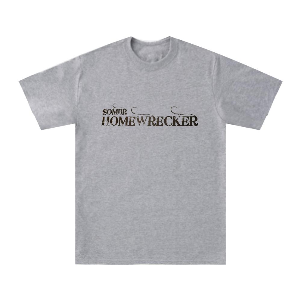 

Sombr Homewrecker Retro Graphic Print Tshirts Summer Tee TShirt for Unisex and Women Adult Short Sleeve Tops Cotton Soft Y2K Tees 4XL