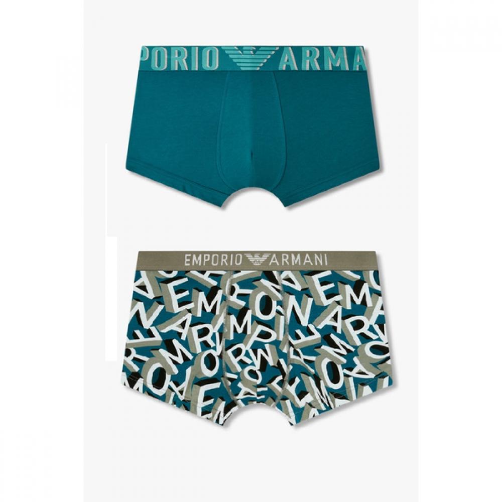 

Emporio Armani Men S Bold Logo Banding Cotton 3d Logo Pattern Cotton drowS Set 2 0815112007 0815112043 M(100)