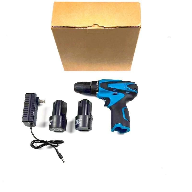 12V Cordless Electric Drill Set with Lithium Battery