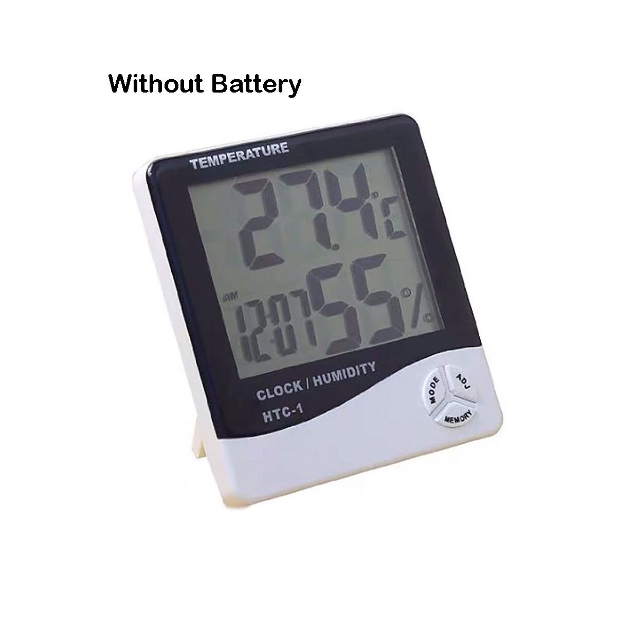 

1Pc HTC-1 HTC-2 LCD Electronic Humidity Meter Smart Electric Digital Hygrometer Thermometer Weather Station Clocks Outdoor белый