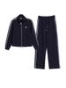 Damen 2026 Elegantes Zwei-Teiler Sportanzug für Frühling & Herbst - Locker Geschnittener Cardigan & Kapuzenpullover mit Revers