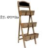 Multi Story Solid Wood Floor Standing Flower Racks, Balcony Wooden Storage Racks, Folding Garden Multi-layer Flower Pot Racks