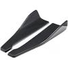 Pair of Car Rear Bumper Lip Diffuser Splitter, Universal Side Skirt Spoiler,Wrap Angle Protector,Bumper Lip Body Kit (Carbon Fiber Pattern)