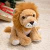 20Cm Sitting Cute Forest Animal Tiger Lion Sheep Cow Fox Plush Toy Doll Christmas Birthday Gift