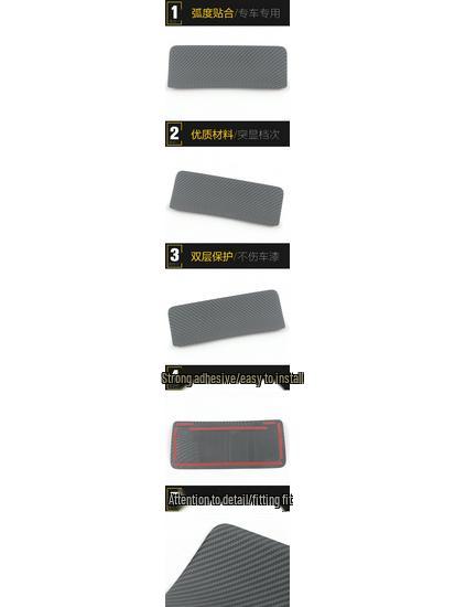 21 GS4 PLUS Front Storage Compartment Carbon Fiber Decorative Sticker