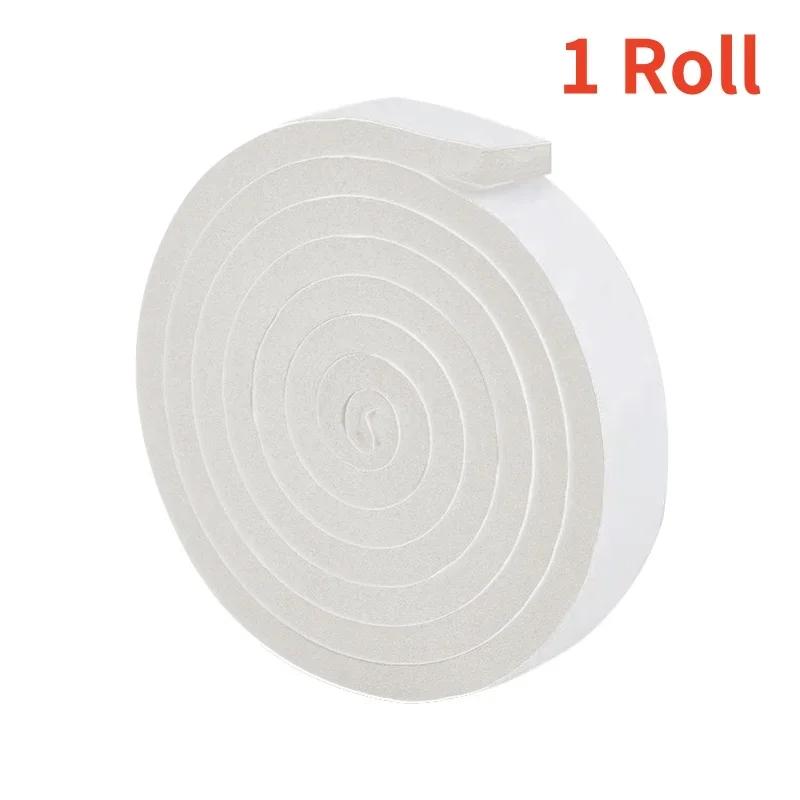 4M Поролоновая самоклеящаяся уплотнительная лента для дверей и окон, износостойкая, раздвижная, пыленепроницаемая губчатая лента, звукоизоляционная, для домашней теплоизоляции, уплотнительная лента 1.5cm
