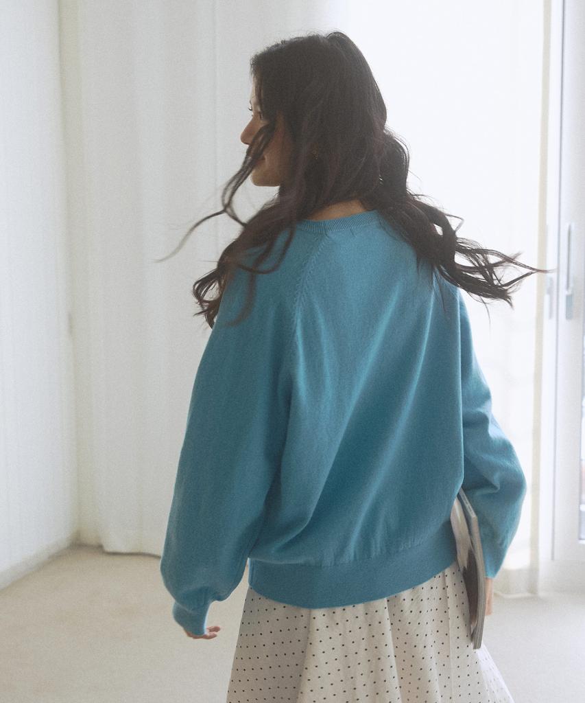 Nyuluki Cozy Round Knit Pullover_Blue