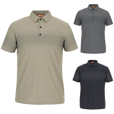 KIM YOUNG JOO GOLF Summer Ice Cooling Seamless Men'S Short Sleeve T-Shirt Dpmmts35