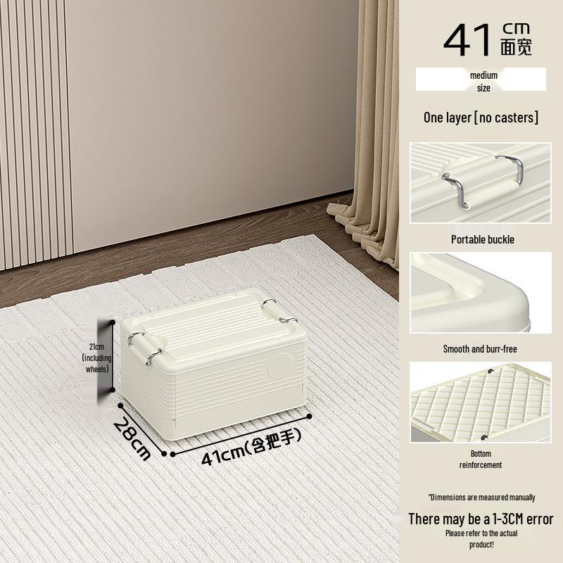 Extra Large Foldable Storage Box for Home, Bedroom, or Living Room - Quilt and Clothes Organizer
