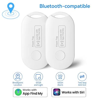 Localizador GPS global con etiqueta inteligente que funciona con iOS, Apple Find My APP, localizador antipérdida para llaves, billeteras, autos, mascotas y equipaje