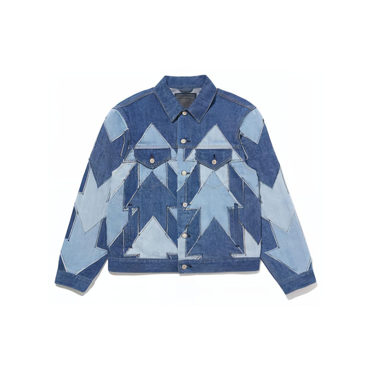 

Levis Color Block Button Down свободный крой с длинным рукавом джинсовая куртка мужская синяя A5883-0002 M