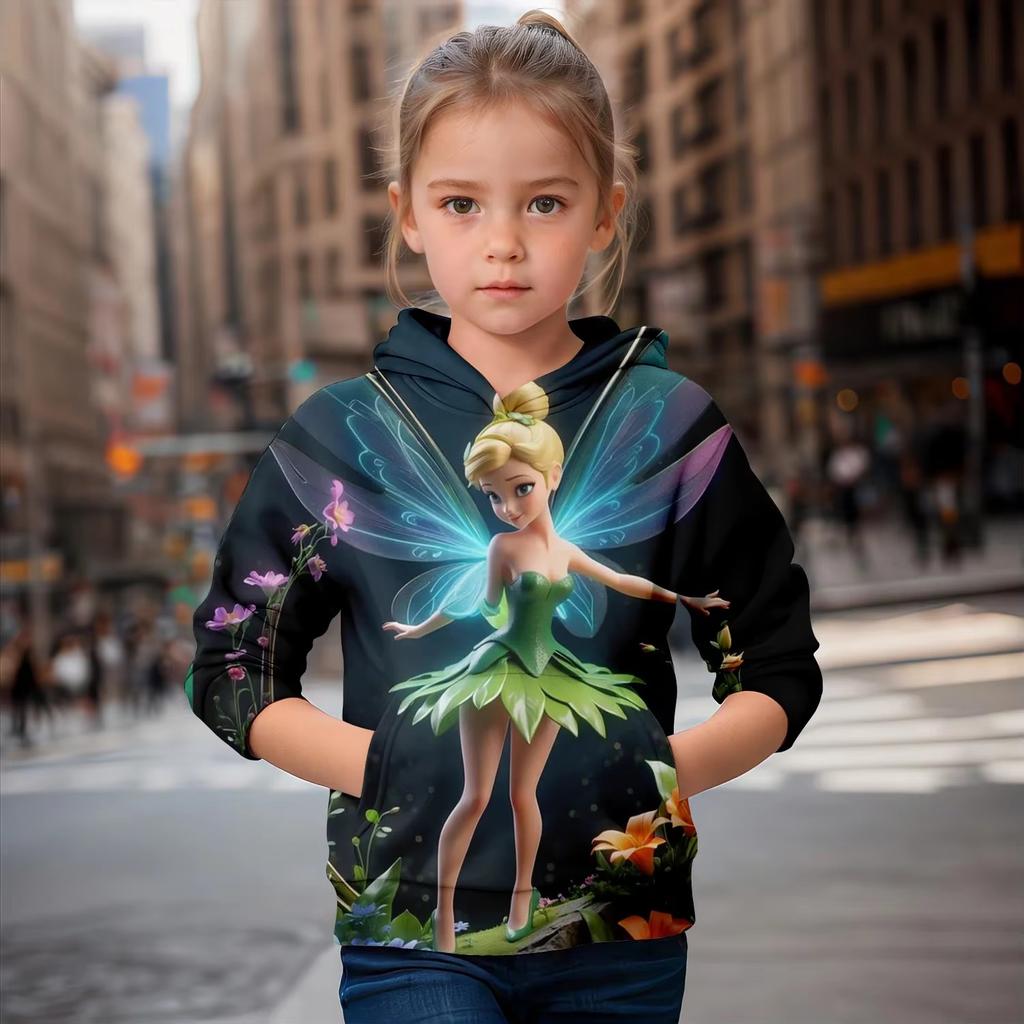 Abbigliamento Bambina Felpe con Cappuccio Manica Lunga Carino Stampa Gatto 3D Abbigliamento Bambina Abbigliamento Bambini Primavera Autunno Moda Abbigliamento Bambini Top