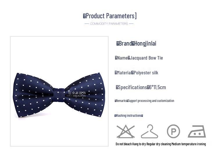 Korean Style Double Layer Polyester Bow Tie for Men & Women – Ideal for Weddings & Formal Events