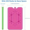 Reusable Ultra-thin Cooling Element Ice Pack, Suitable for Outdoor Activities To Keep Food Fresh