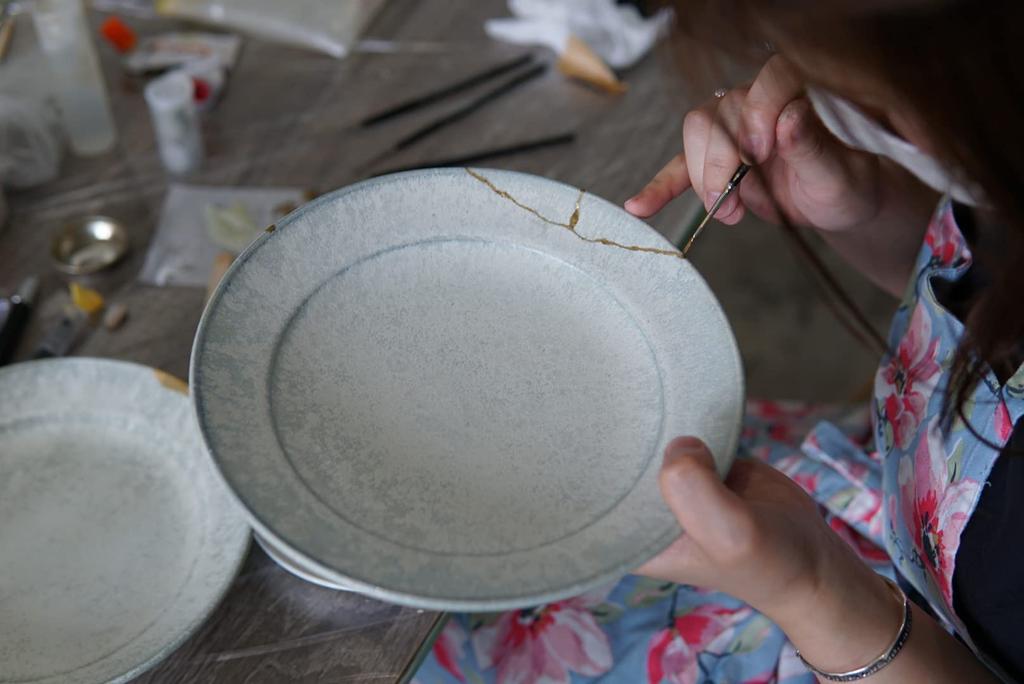By Kintsugi Kintsugi Lounge with Video Explanations Easy Kintsugi Kit Kintsugi Set That Even Beginners Can Easily Make Kintsugi Uses Synthetic Resin