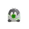 Penguin Positive Energy Keycap: Cute Resin ESC for Mechanical Keyboards