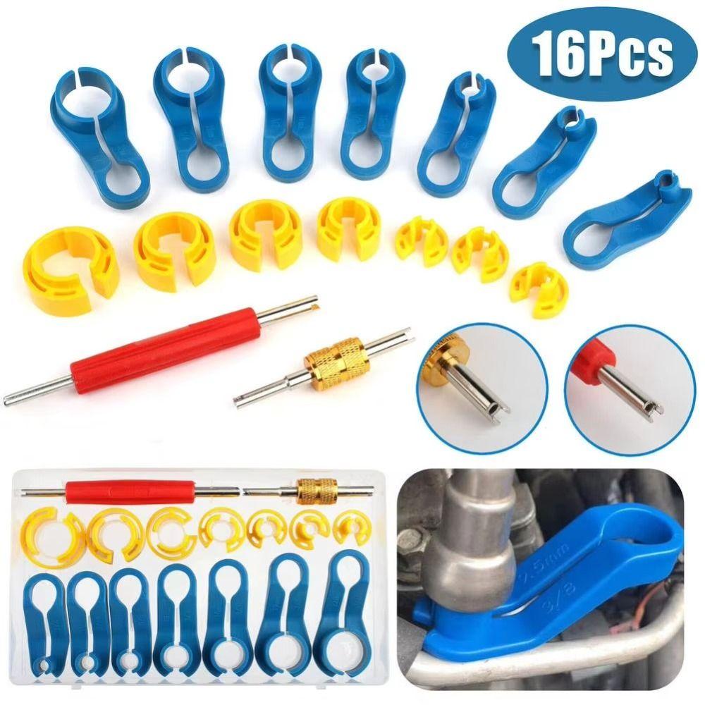 16pcs Corrosion-resistant Car Air Conditioning Disassembler Efficient AC Line Removal Tools  Vehicle