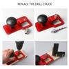 Heavy Duty Aluminum Alloy Hole Puncher Space Saving Fit for Office School Woodworking Projects Ergonomic Handle Design