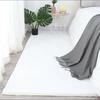 Modern Faux Rabbit Fur Rug—Thick, Soft Washable Carpet for Living Room, Bedroom, and Bedside